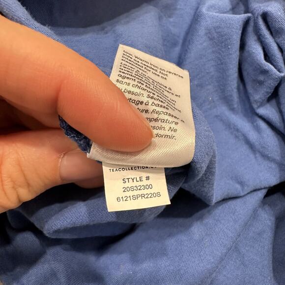 Tea Collection Blue Sparkle Stars Ruffle Tank Dress - Picture 8 of 8